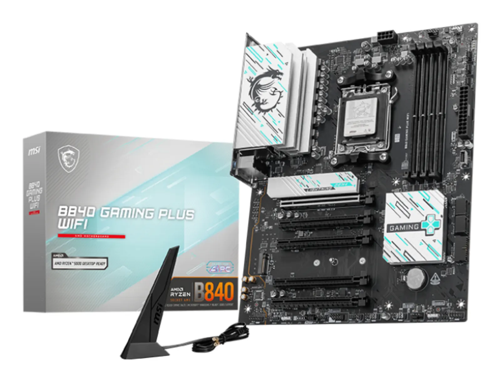 დედაპლატა MSI Motherboard B840 GAMING PLUS WIFI sAM5 B840 4xDDR5 M.2 HDMI WiFi BT ATX