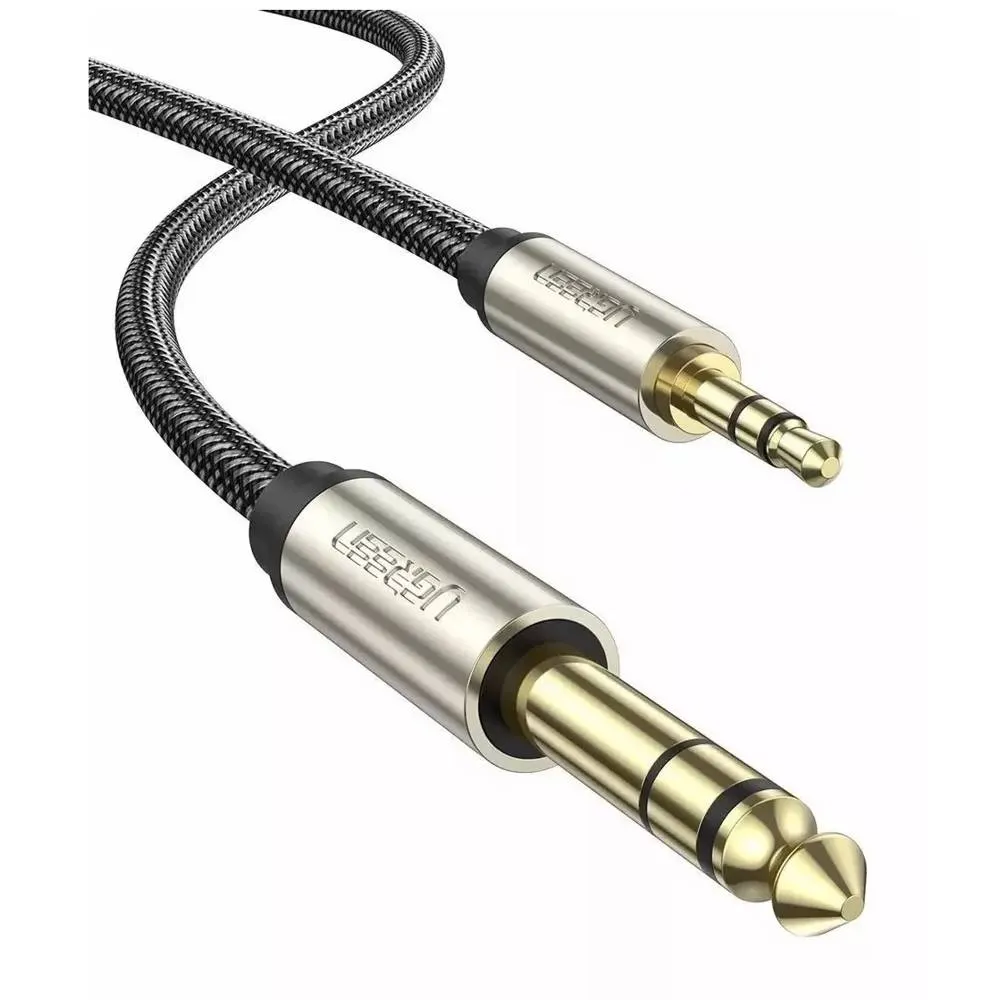 UGREEN AV127 (10629) 3.5mm to 6.35mm TRS Stereo Audio Cable 3m, Gray