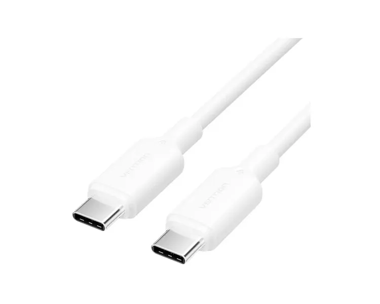 კაბელი Vention TRCWF USB 2.0 Type-C 60W PD Cable 1m White