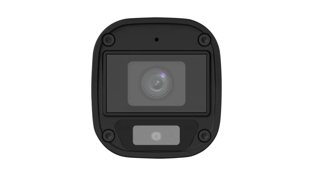 ანალოგური კამერა 2MP 2.8mm, Bullet, ColorHunter Warm Light, Mic, Uniview UAC-B112-AF28-W