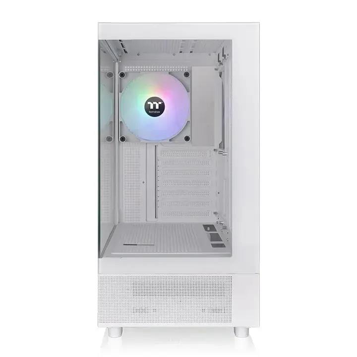 Thermaltake, View 270 Plus TG ARGB Snow Mid Tower Chassis Case White.