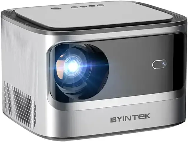 BYINTEK X25 Full HD Projector 1080P 4K Video Auto Focus WiFi Smart LCD LED Video Home Theater Projector, HDMI