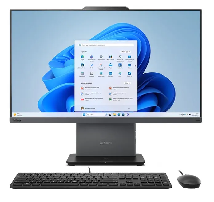 All in One კომპიუტერი ThinkCentre neo 50a 24 Ge 12SC000RRU , Lenovo, AIO PC, 23.8" FHD IPS, i5-13420H 1x16GB DDR5 512GB Black.