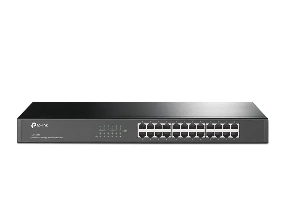 TP-Link, TL-SF1024, 24-port 10/100M Switch, 24 10/100M RJ45 ports