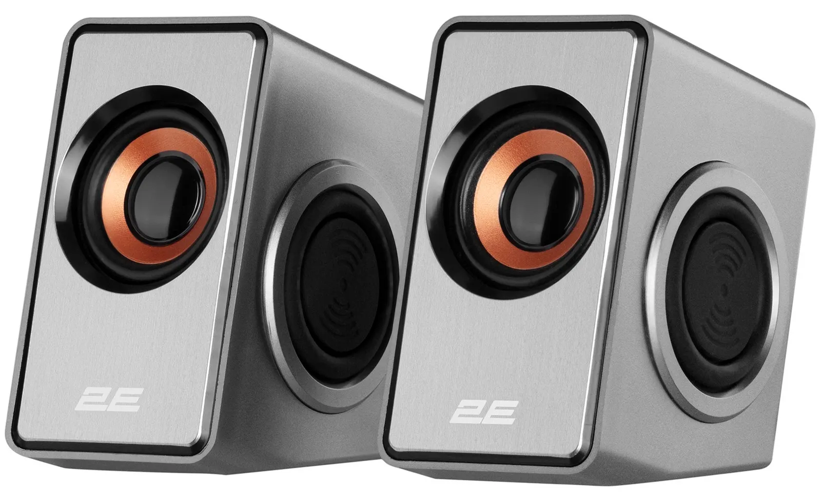 დინამიკი 2E Multimedia speaker PCS204, 2.0, USB, Silver