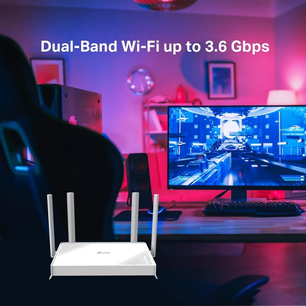 TP-Link, Archer BE220W, BE3600 Dual-Band Wi-Fi 7 Router