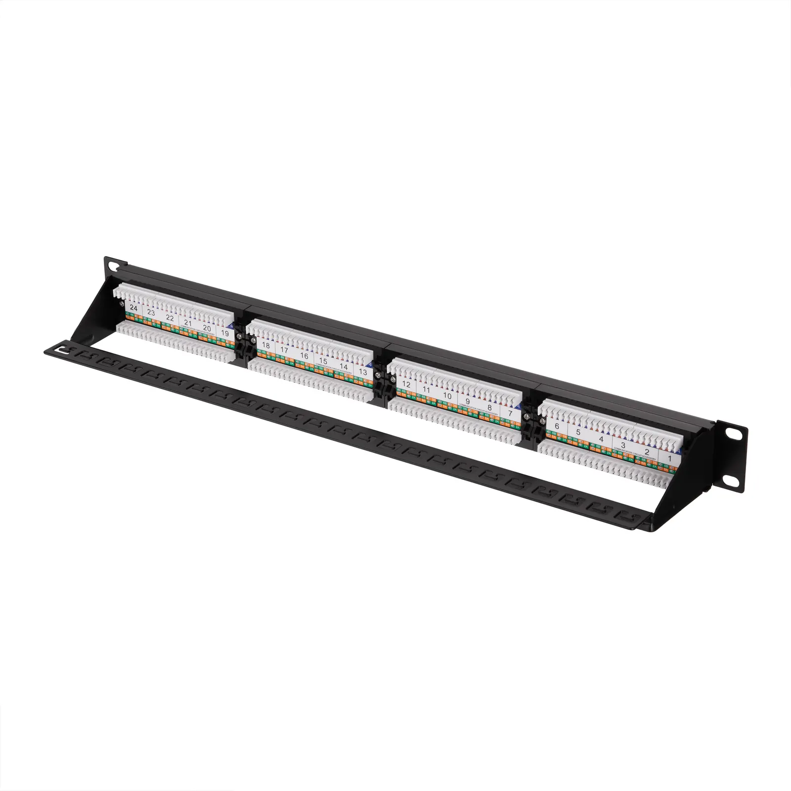 2E patch panel UTP cat 5e 24port
