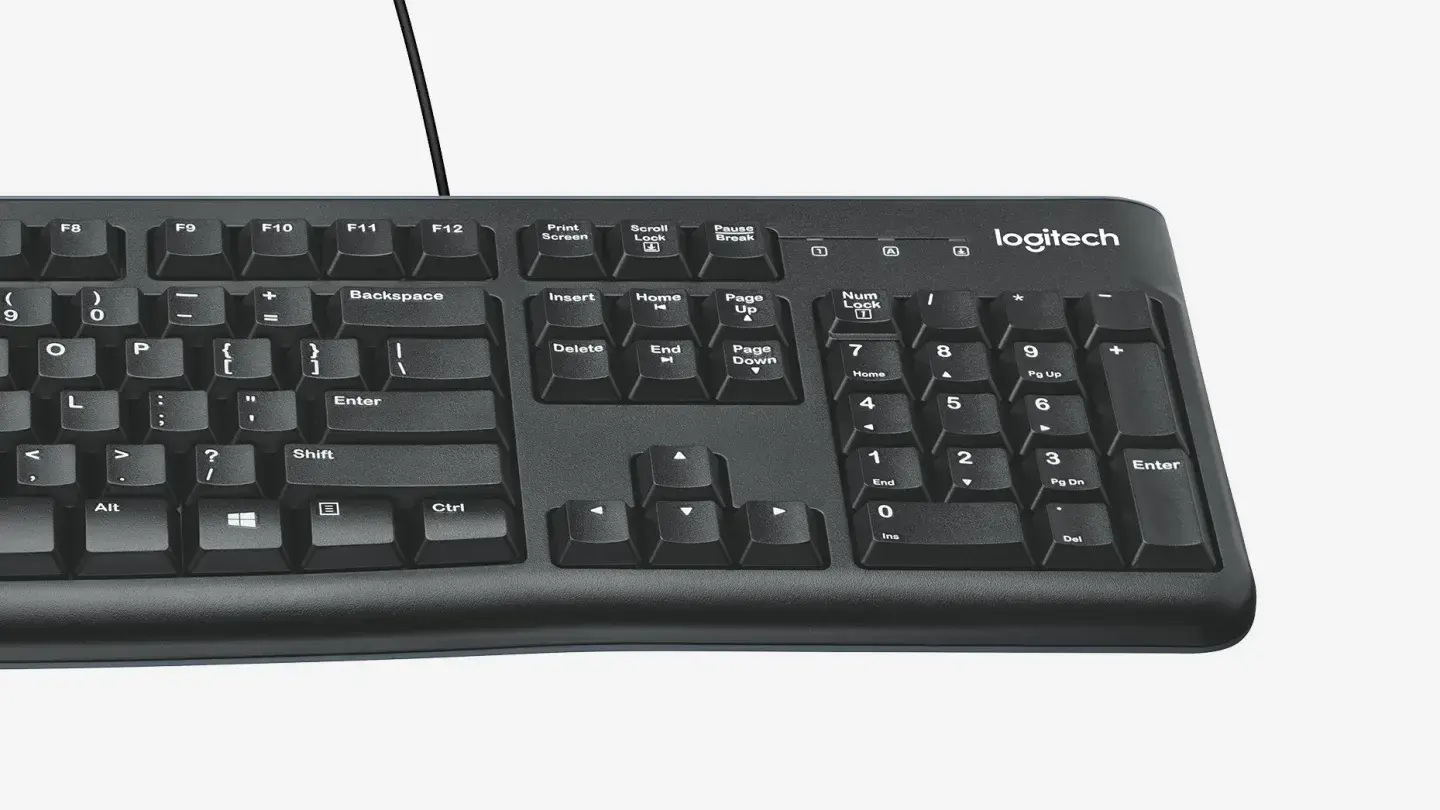 კლავიატურა logitech, MK120, Keyboard + Mouse Black
