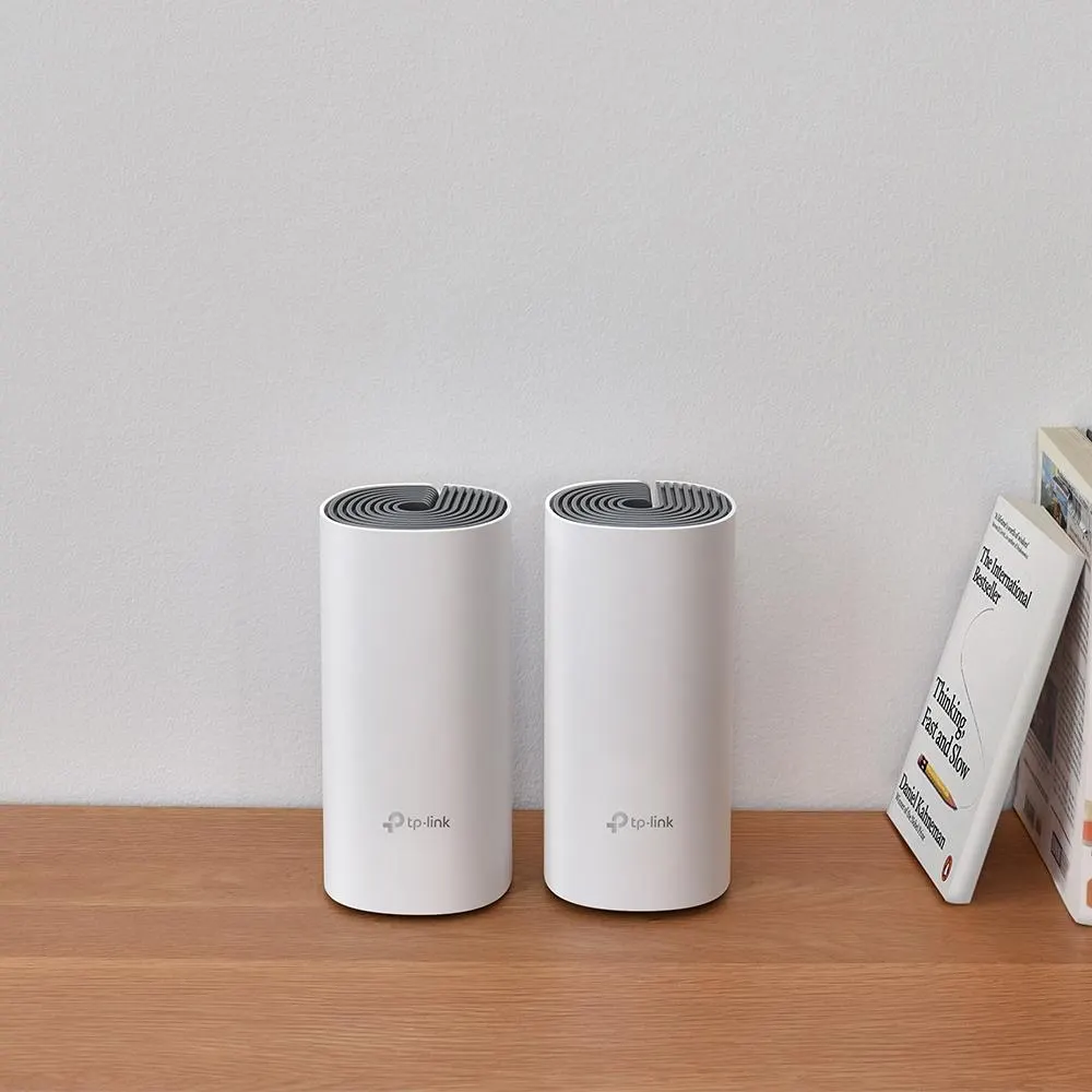 TP-Link, Deco E4(2-pack), AC1200 Whole Home Mesh Wi-Fi System