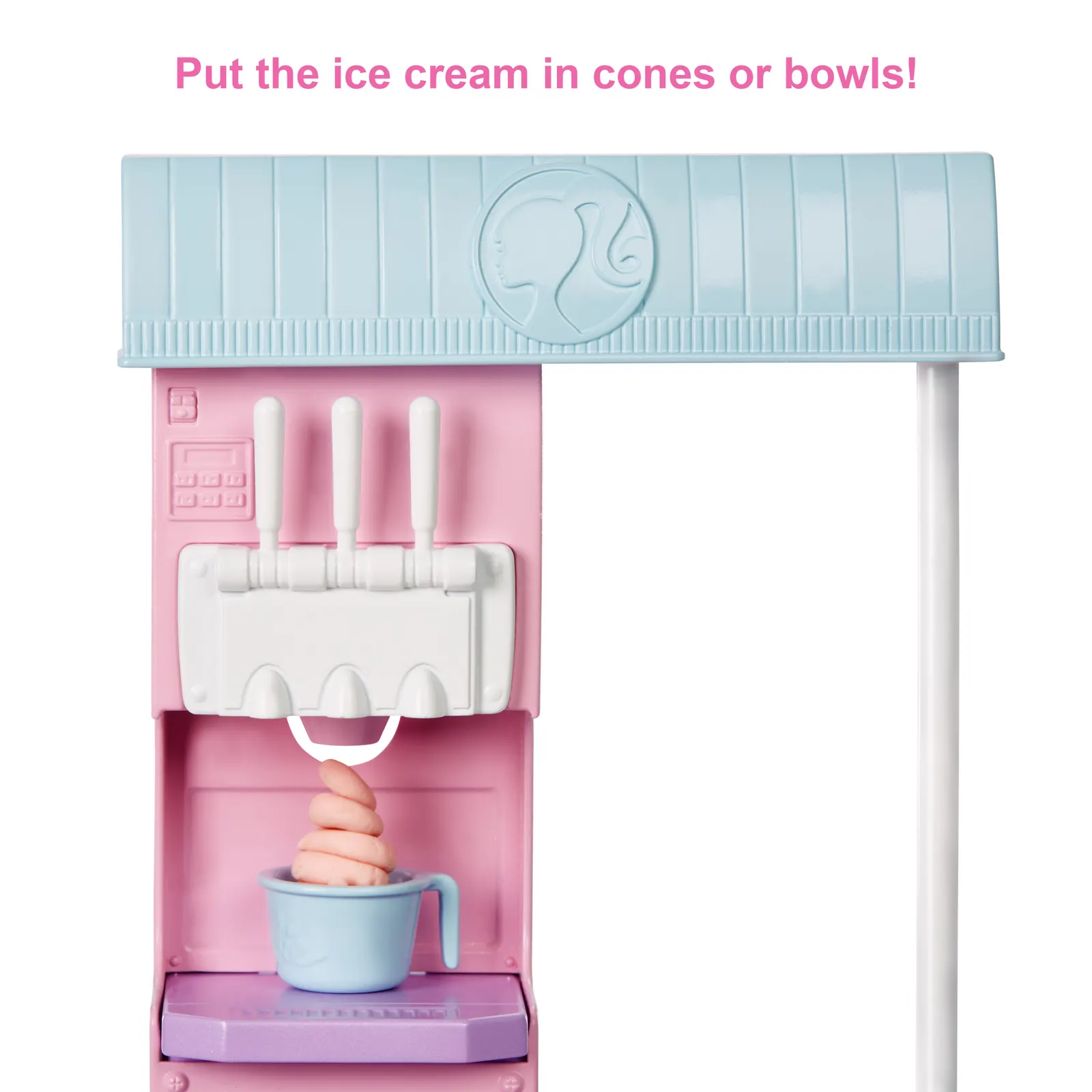თოჯინა MATTEL Barbie Ice Cream Shopkeeper Playset