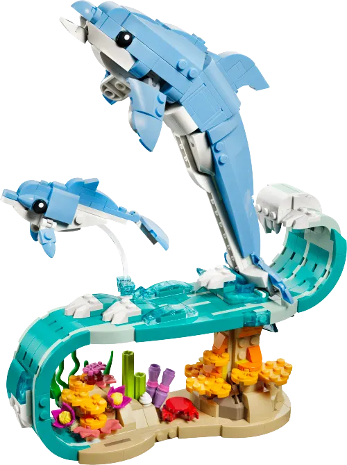 კონსტრუქტორი LEGO Creator Sea Animals: Beautiful Dolphins 31385