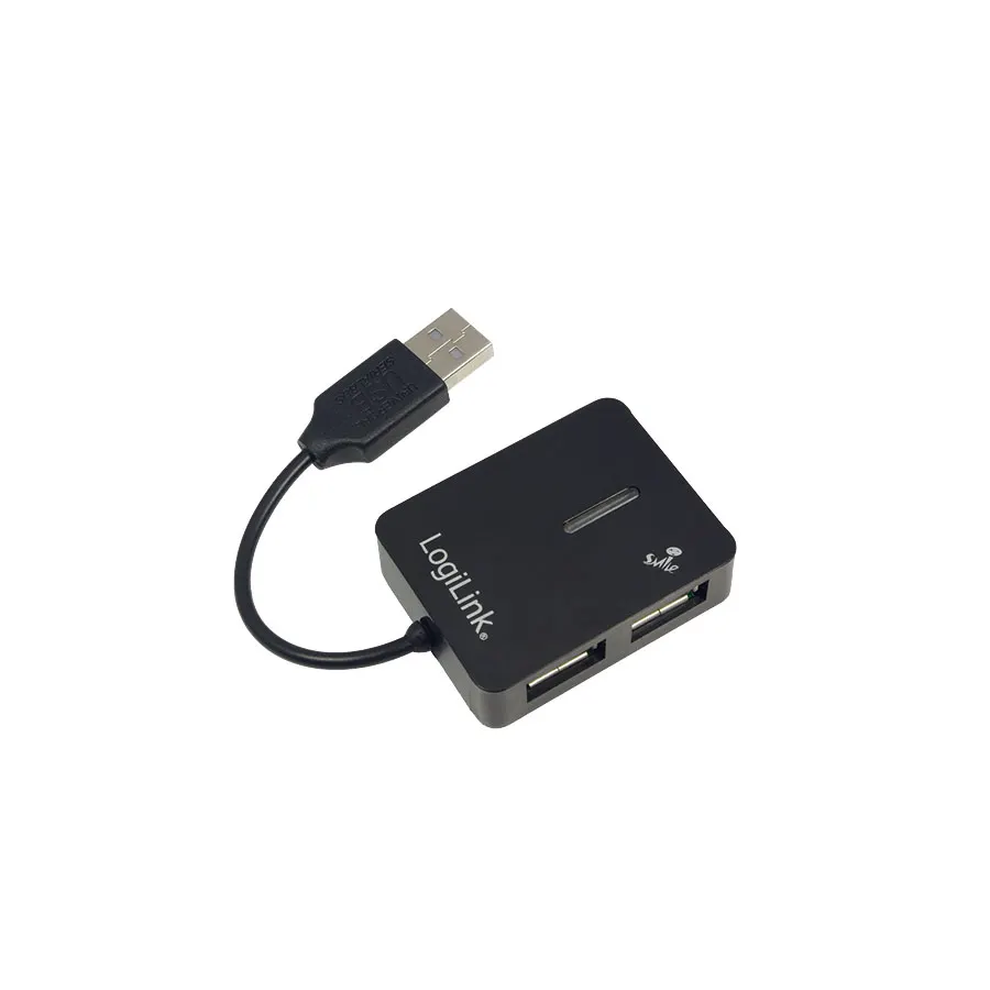 ადაპტერი Logilink UA0139 USB 2.0  Hub 4-Port black