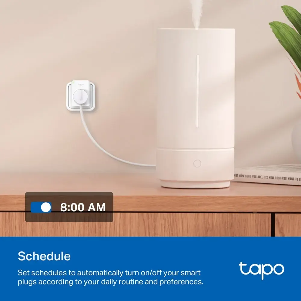ჭკვიანი შტეფსელი TP-LNK Tapo P100 UK (10A) Smart Plug