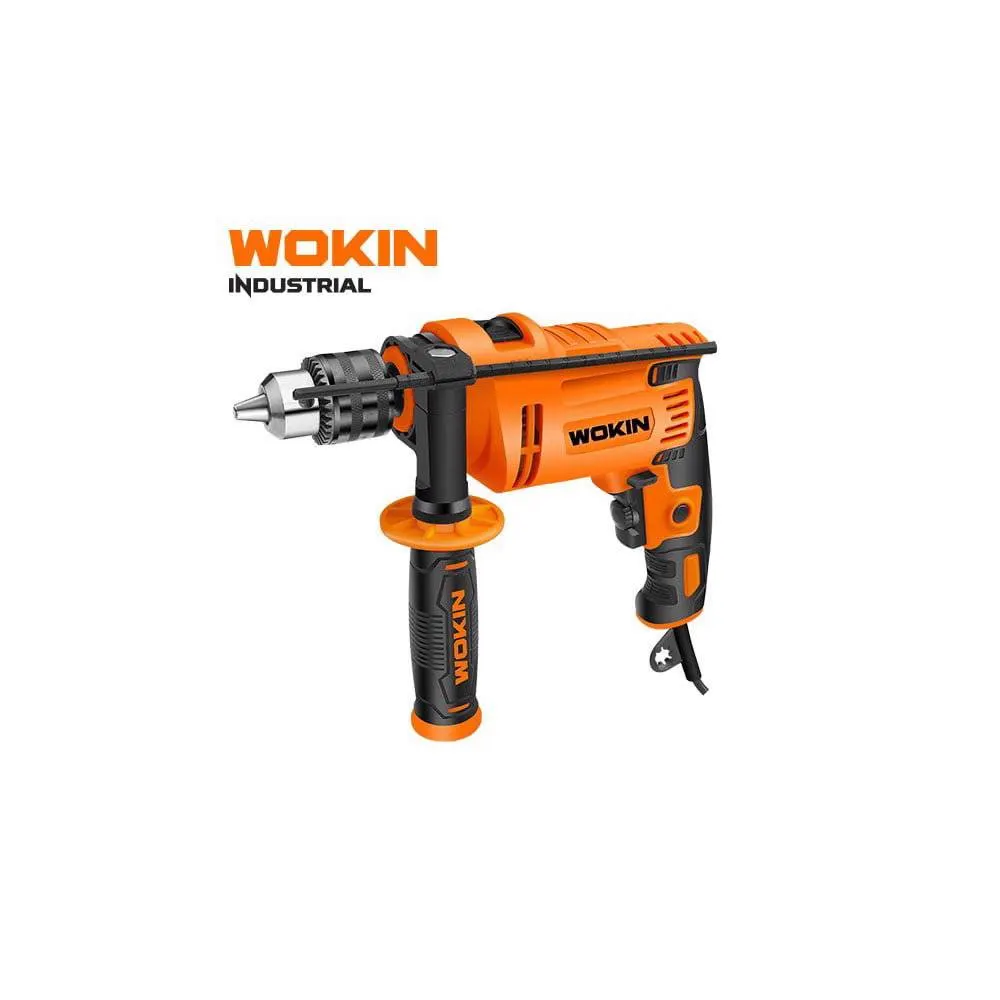 ბურღი Wokin 784108, 850W, 3000Rpm, Hammer Drill, Black/Orange
