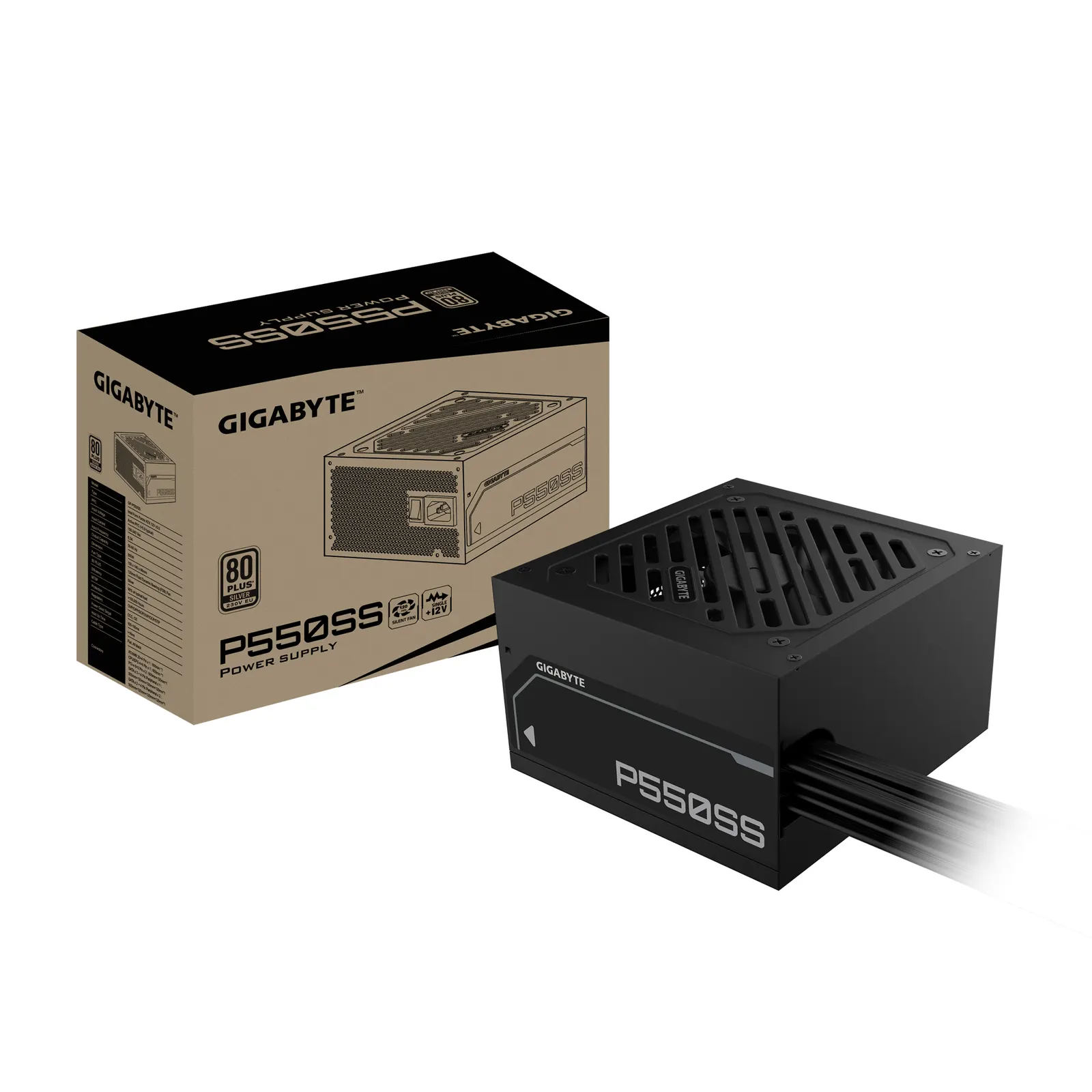 კვების ბლოკი GIGABYTE PSU GP-P550SS 550W BLACK