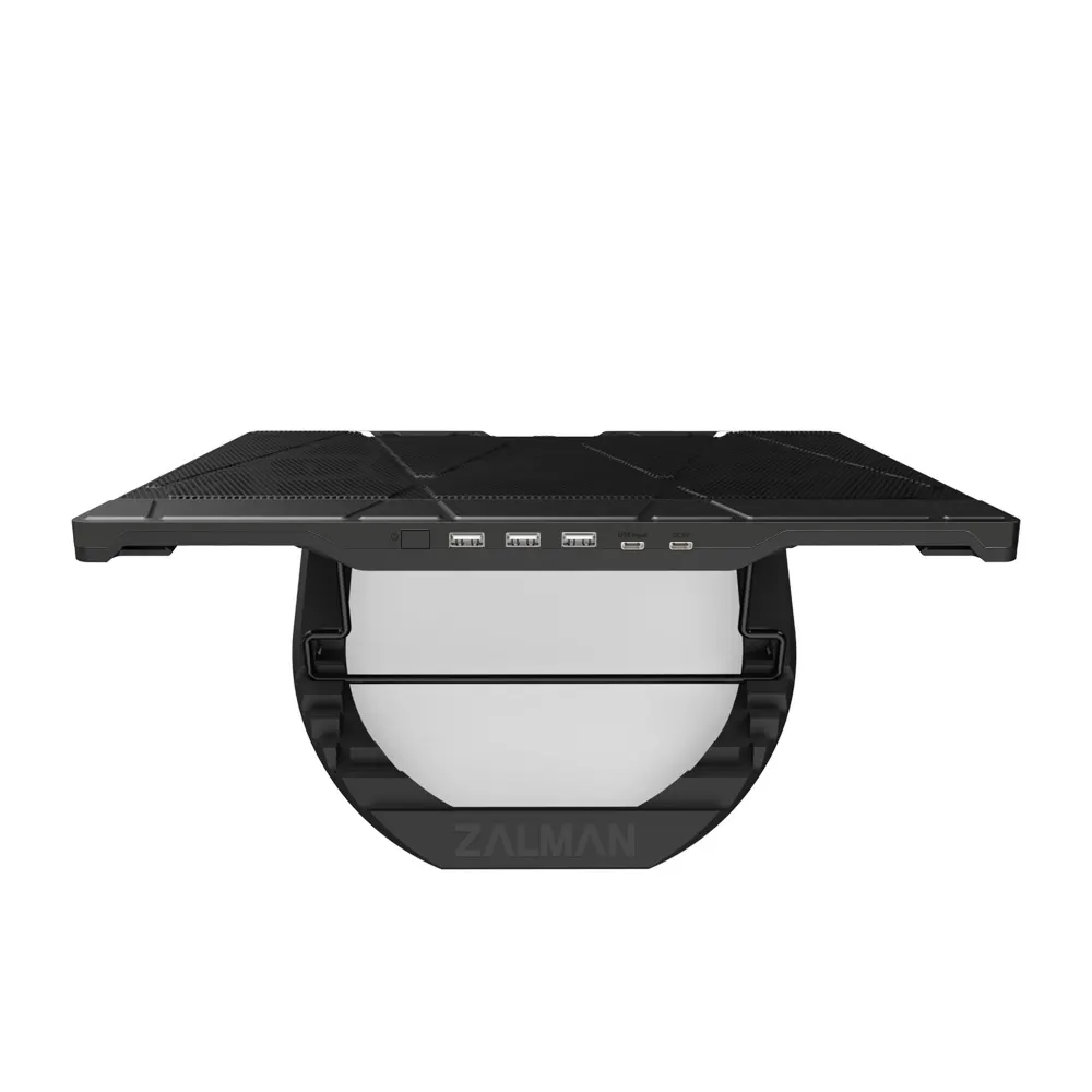 ნოუთბუქის ქულერი Zalman Notebook Cooling Stand 17" (Black)