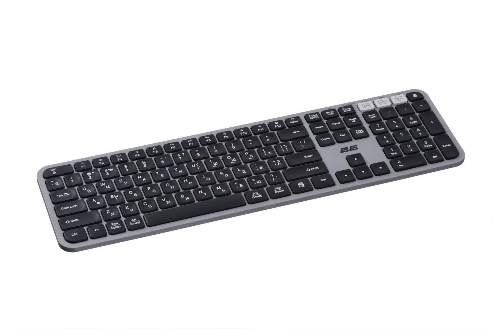 კლავიატურა Keyboard 2E KS240 WL BT Gray