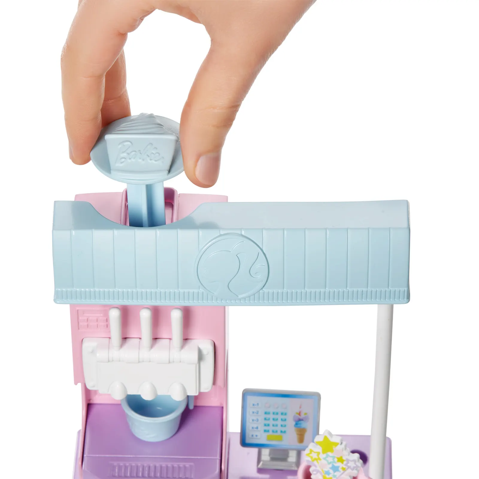 თოჯინა MATTEL Barbie Ice Cream Shopkeeper Playset