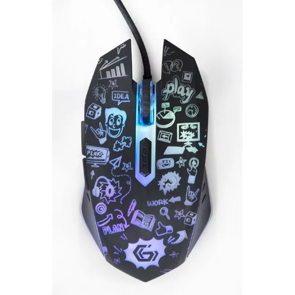მაუსი Gembird MUS-6B-GRAFIX-01 Wired black