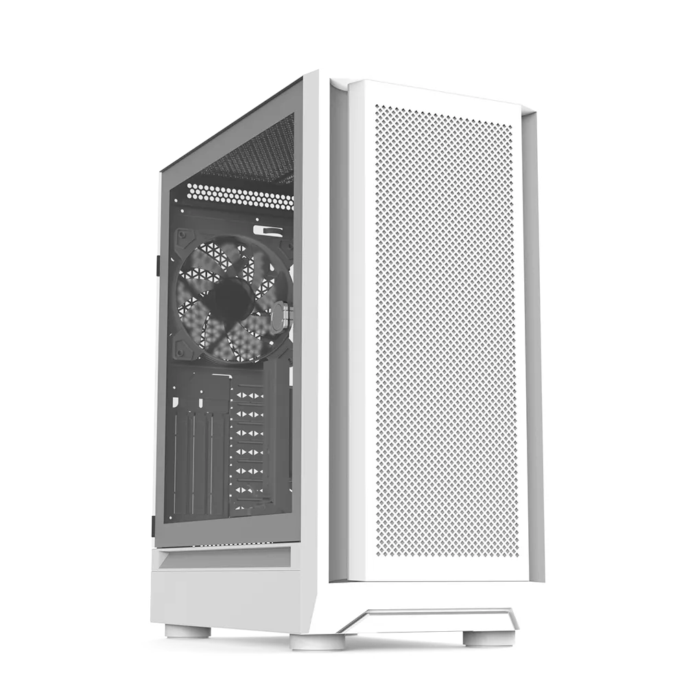 Zalman PC case I6 without PSU, 1xUSB3.0, 1xUSB2.0, 1xUSB Type-C, 4x140mm RGB, VGA 355mm, LCS ready, TG Side Panel, ATX, white