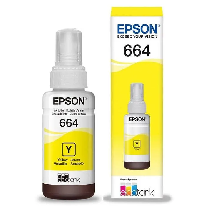 EPSON, 664 Yellow Ink Bottle C13T66444A