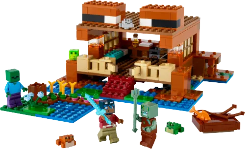 კონსტრუქტორი LEGO Minecraft House in the shape of a frog 21256