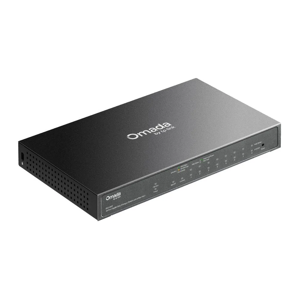 PoE სვიჩი TP-Link, ES210GP, Omada Switch