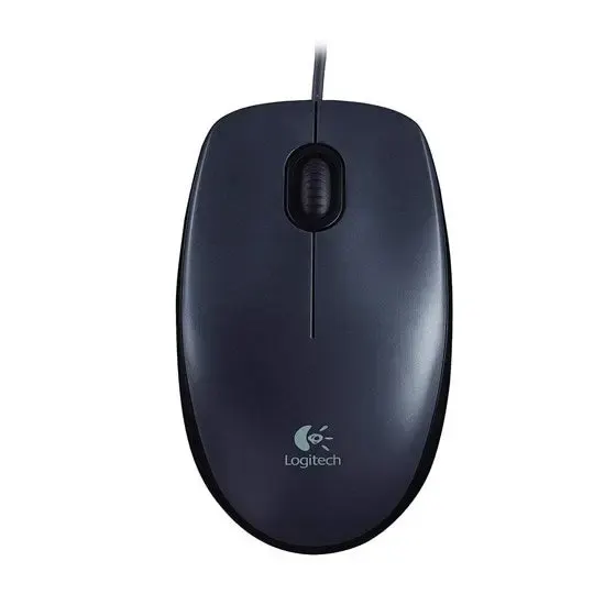 logitech, M90, Mouse Grey