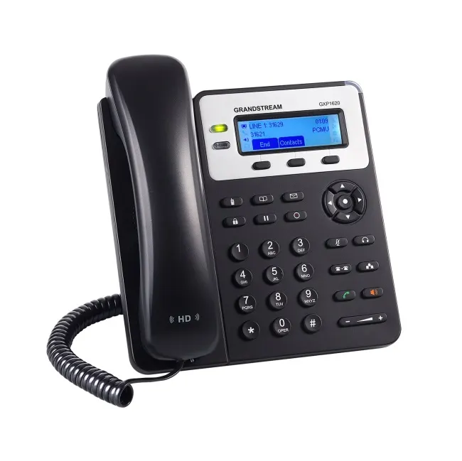IP ტელეფონი Grandstream GXP1625, Small-Medium Business HD IP Phone, 2 line keys with dual-color LED,dual switched100M/100M Ethernet ports, HD (with power supply)