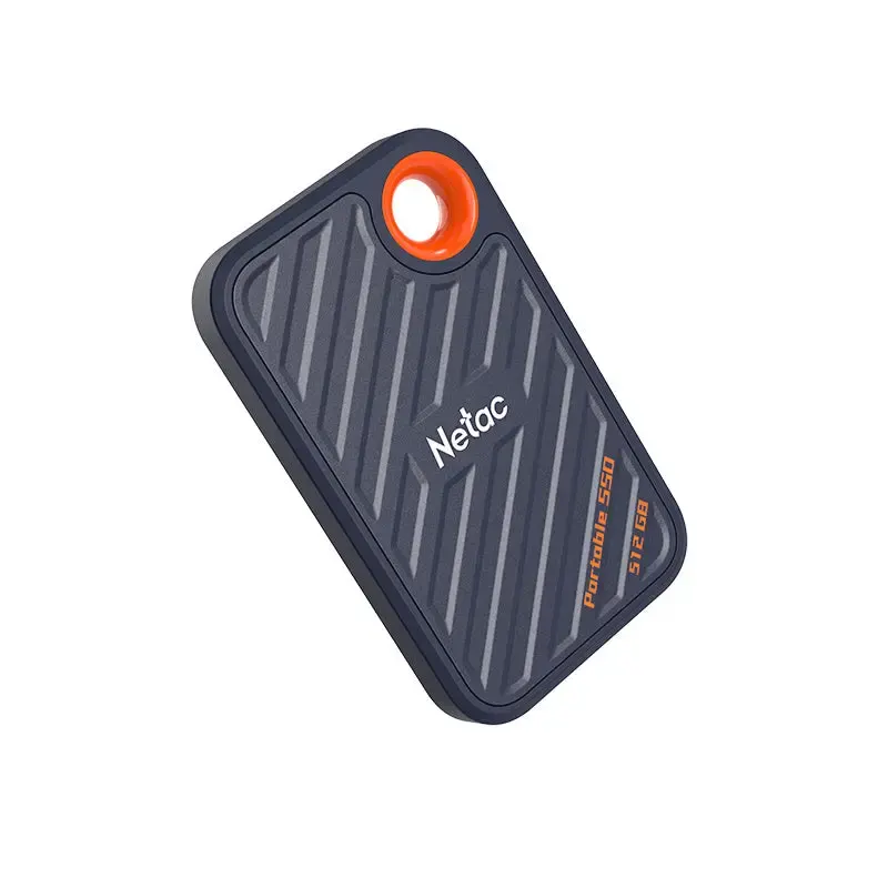 NETAC, ZX20, External SSD, 512G,USB 3.2 Gen 2 ,R/W up to 2000MB/1800MB/s,USB C to A cable,20Gbps Type C c.