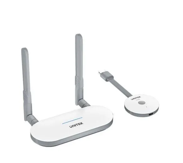 V1183A, UNITEK, Wireless HDMI, Transmitter & Receiver Kit, Full HD, Up to 50M.