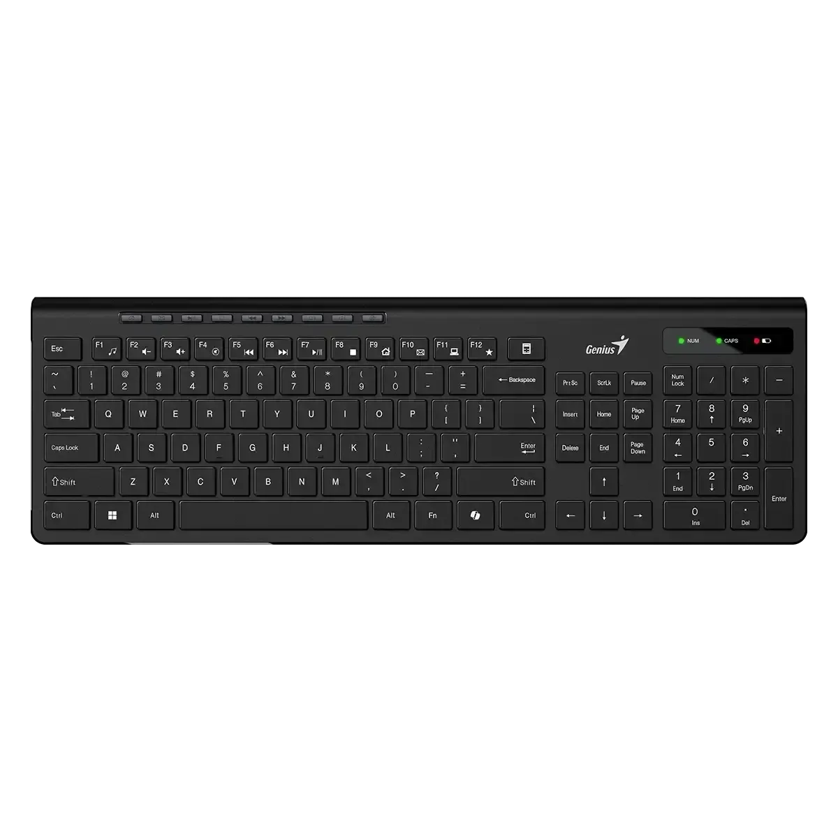 Genius, SlimStar 7230, Keyboard Black