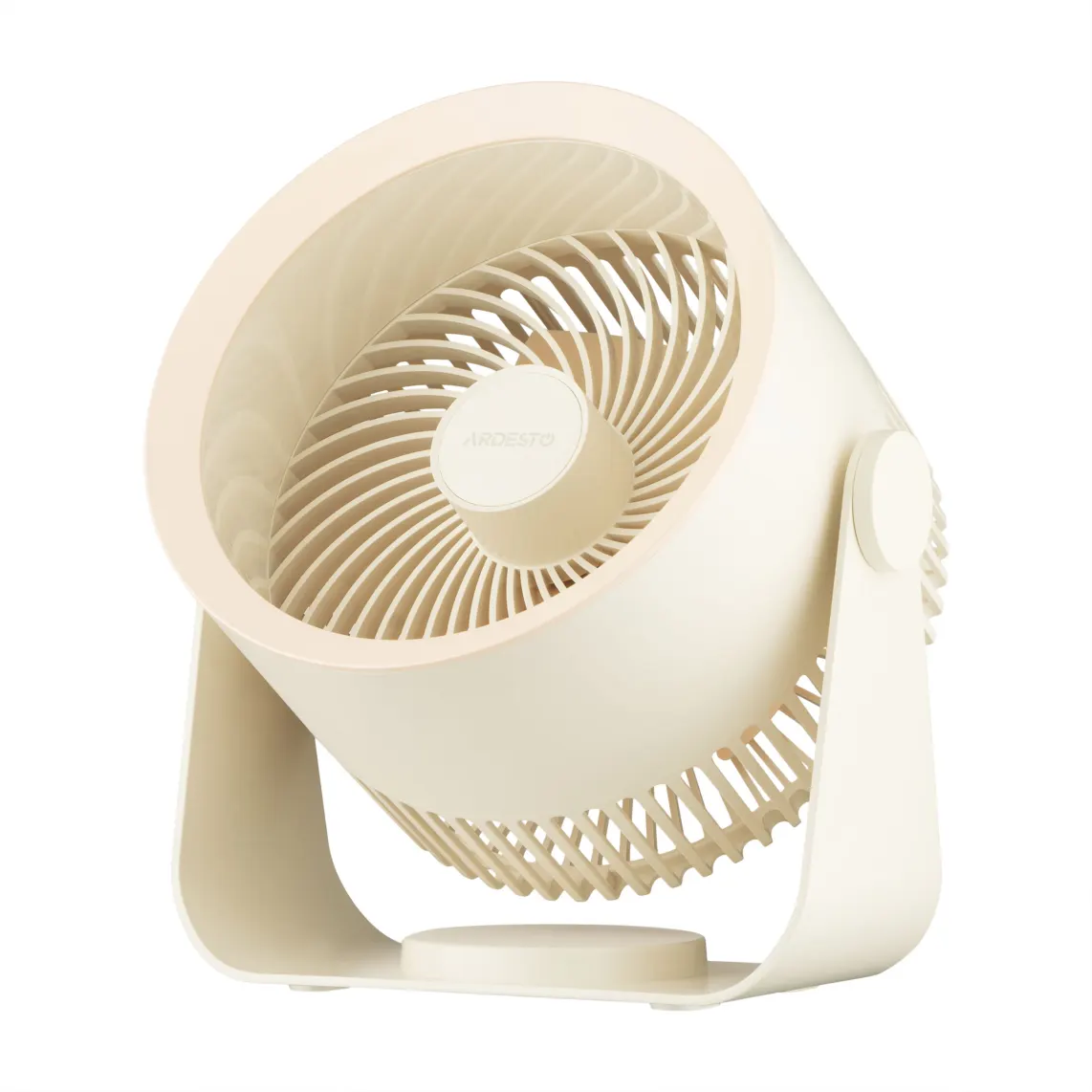 ARDESTO Desktop fan OneBreeze FT-M55BG desktop/wall-mounted, 14cm, rechargeable, USB-A Type-C, beige