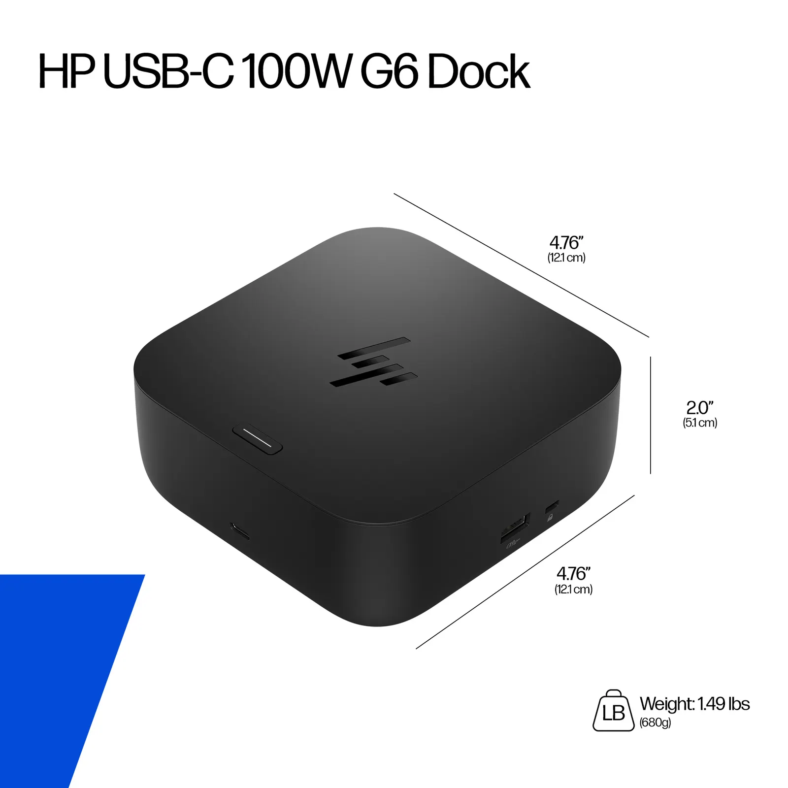 HP USB-C 100W G6 Dock Color Box EURO