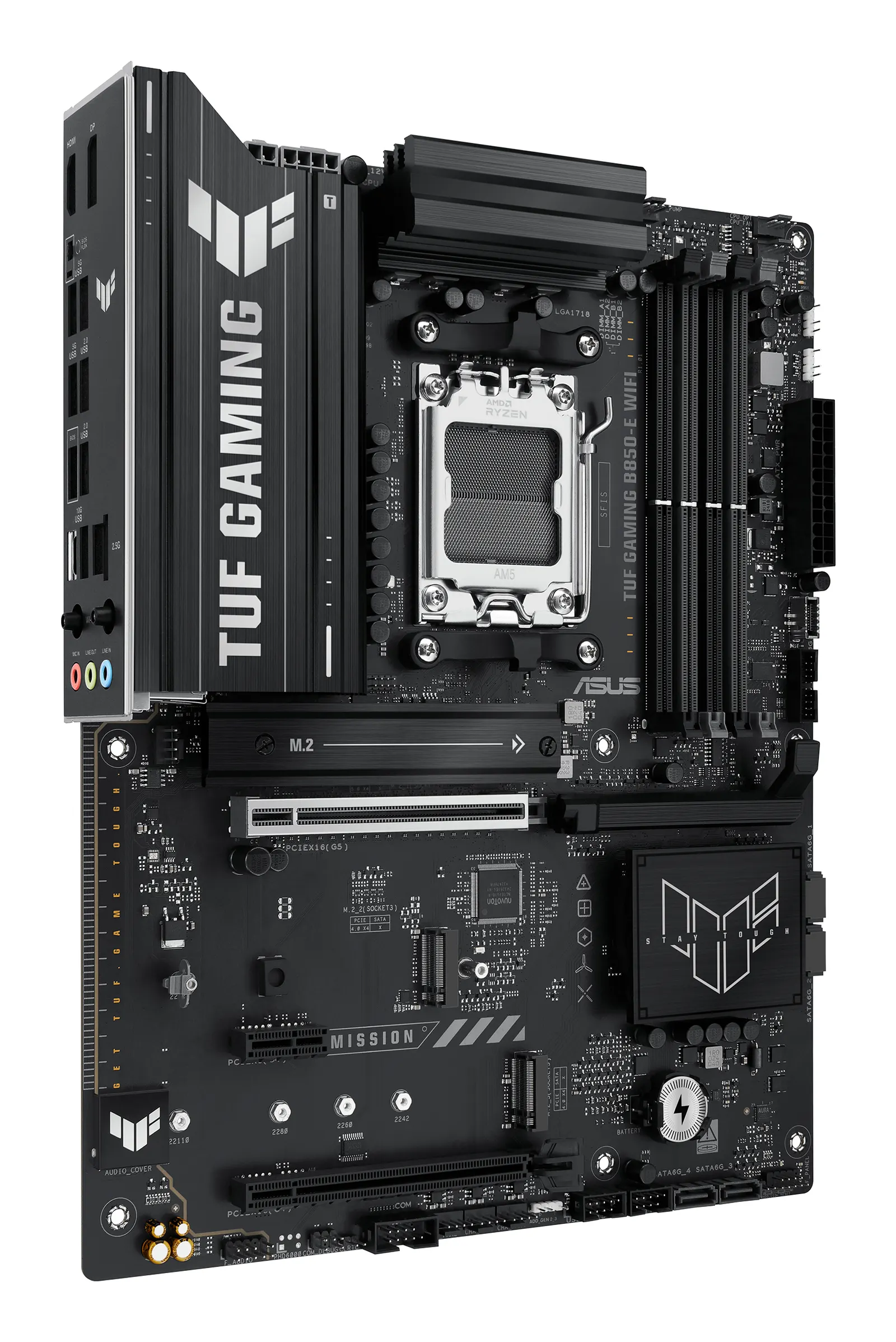 დედაპლატა ASUS Motherboard TUF GAMING B850-E WIFI sAM5 B850 4xDDR5 M.2 HDMI DP WiFi BT ATX