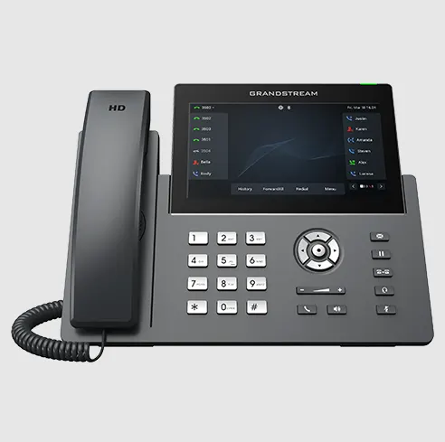 IP ტელეფონი Grandstream GRP2670, 16 SIP accounts, 12 lines, 7 inch (1024x600) capacitive touch screen TFT LCD, 32 VPKs and 10 MPK, cloud provisioning & management (GDMS), carrier-grade security, WiFi, Bluetooth,