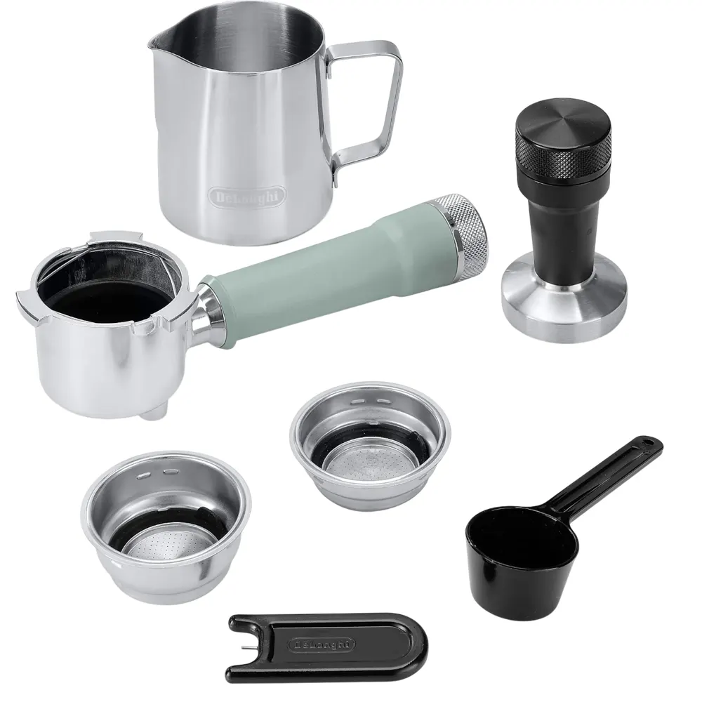 DeLonghi ‎EC890.GR Dedica Duo, 1450W, 1.1L, Coffee Machine, Green