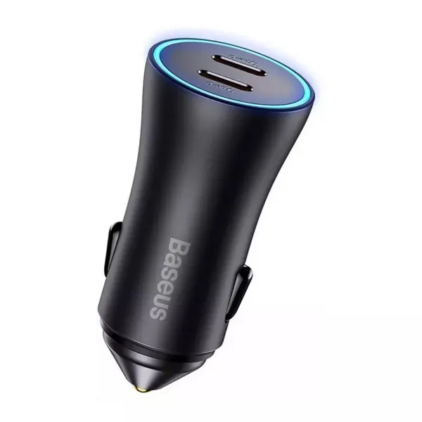 მანქანის დამტენი Baseus Golden Contactor Pro Dual Car Charger