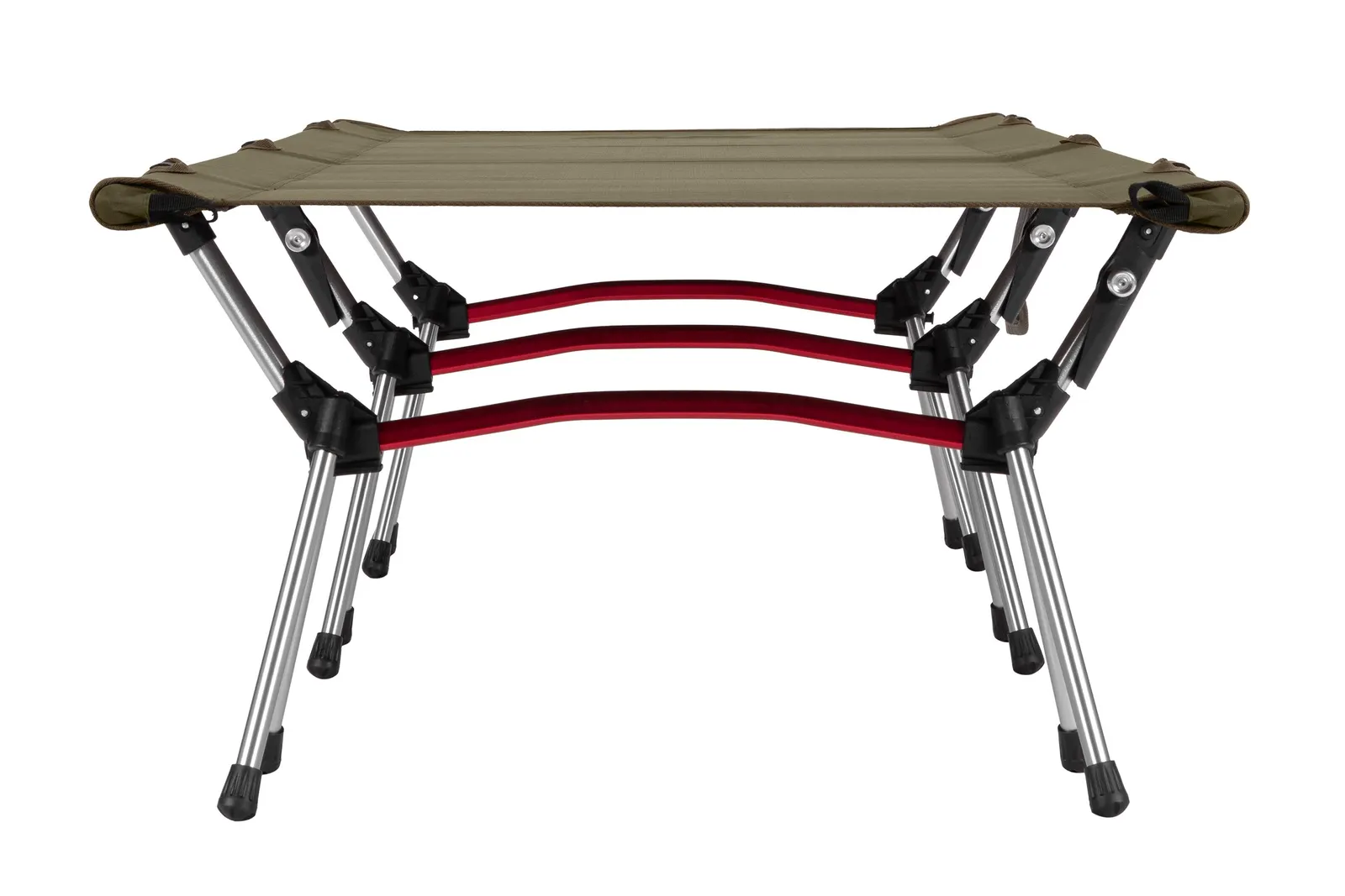 საკემპინგე აღჭურვილობა 2E Folding bed FB Lite with height adjustment, 190x66x18-38cm, 3kg, green