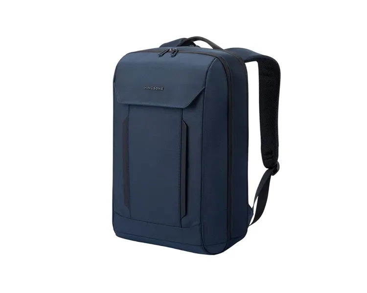 ზურგჩანთა Kingsons Waterproof Expandable Backpack 15.6" Dark Blue - KS25054
