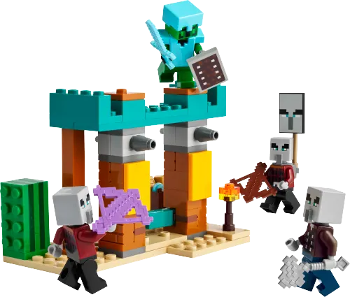 კონსტრუქტორი LEGO Minecraft The Illager Desert Patrol Set 21267