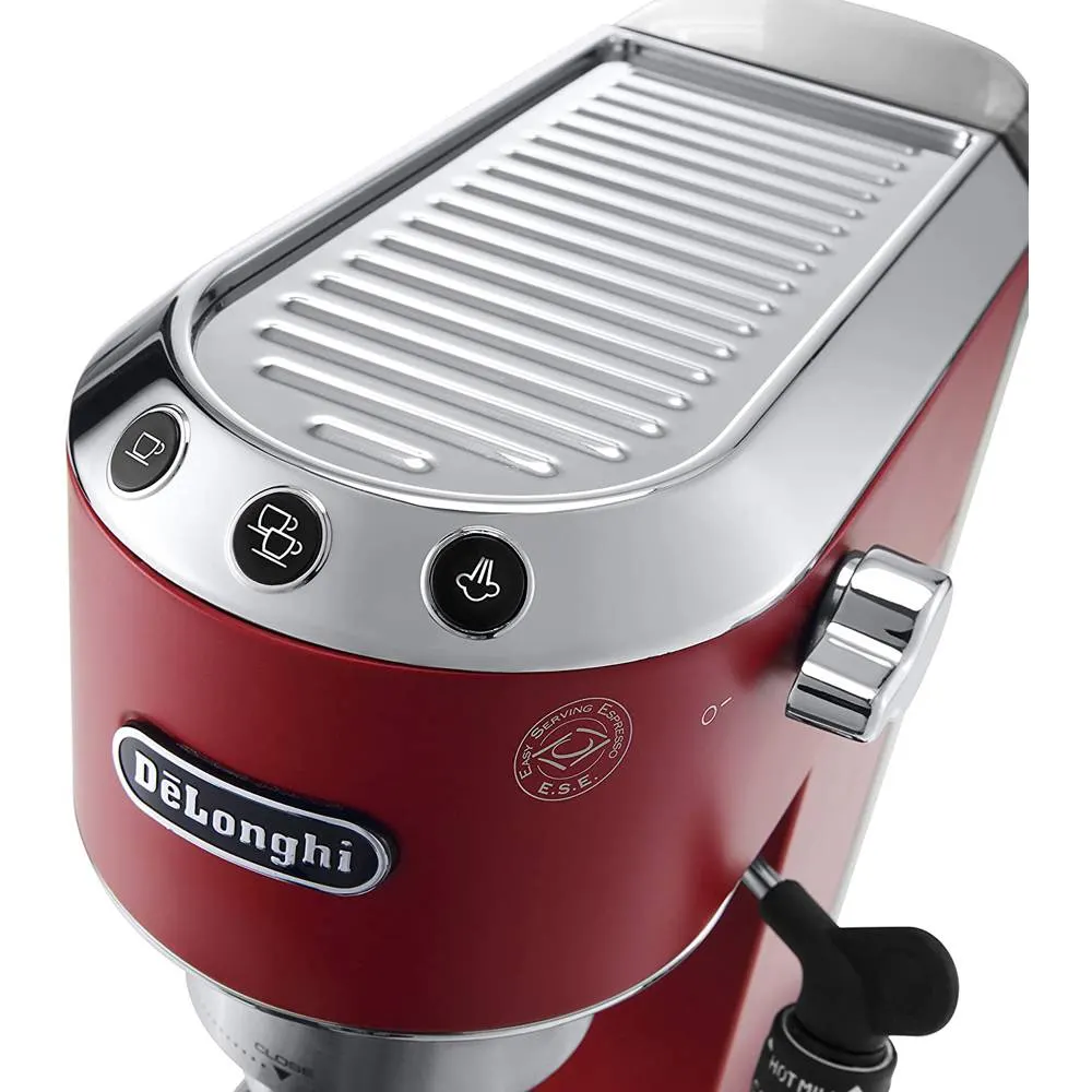 ყავის აპარატი DeLonghi EC685.R Dedica Style, 1300W, 1L, Coffee Machine Red