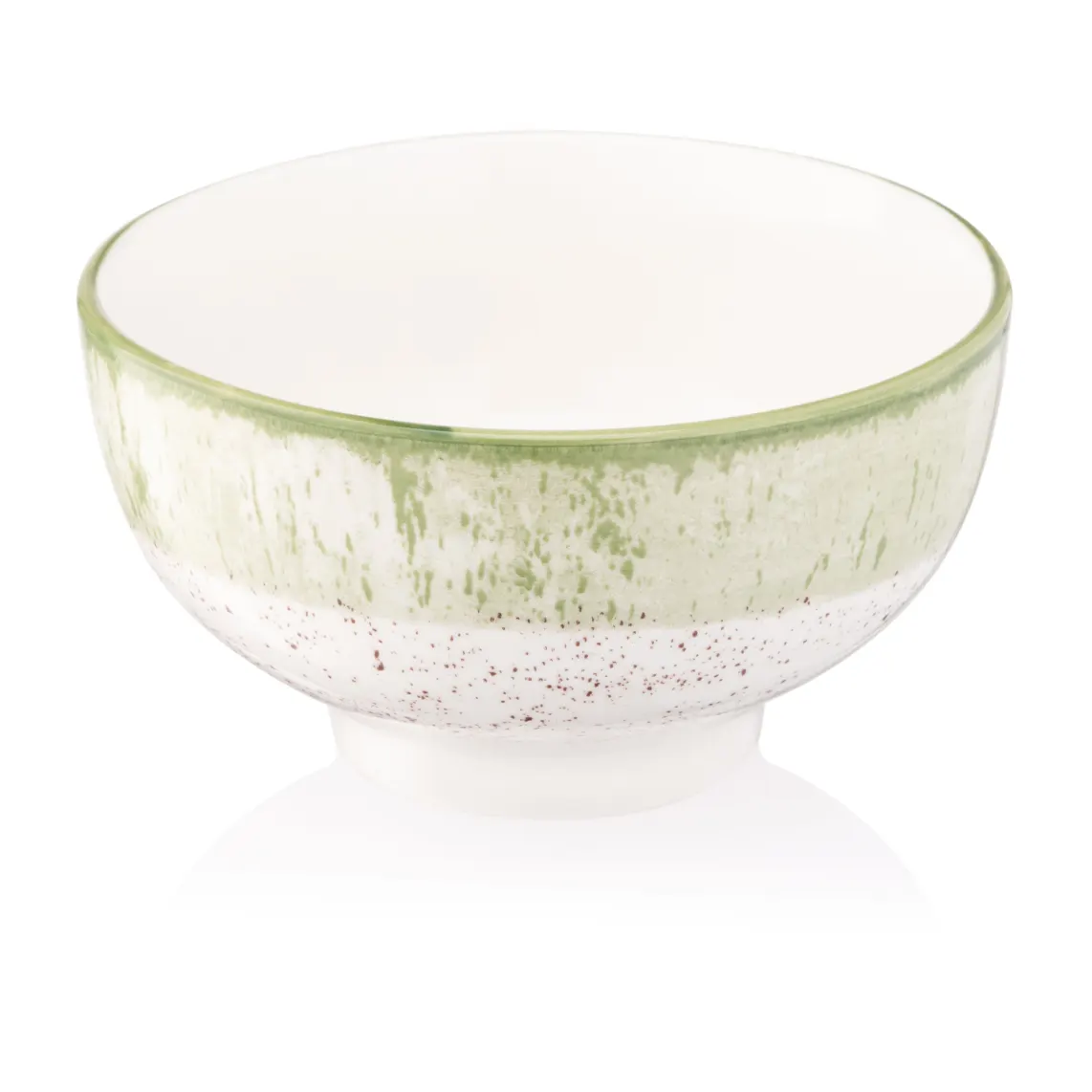 ჯამი Ardesto Bowl Siena, 11.5cm, porcelain, white-green