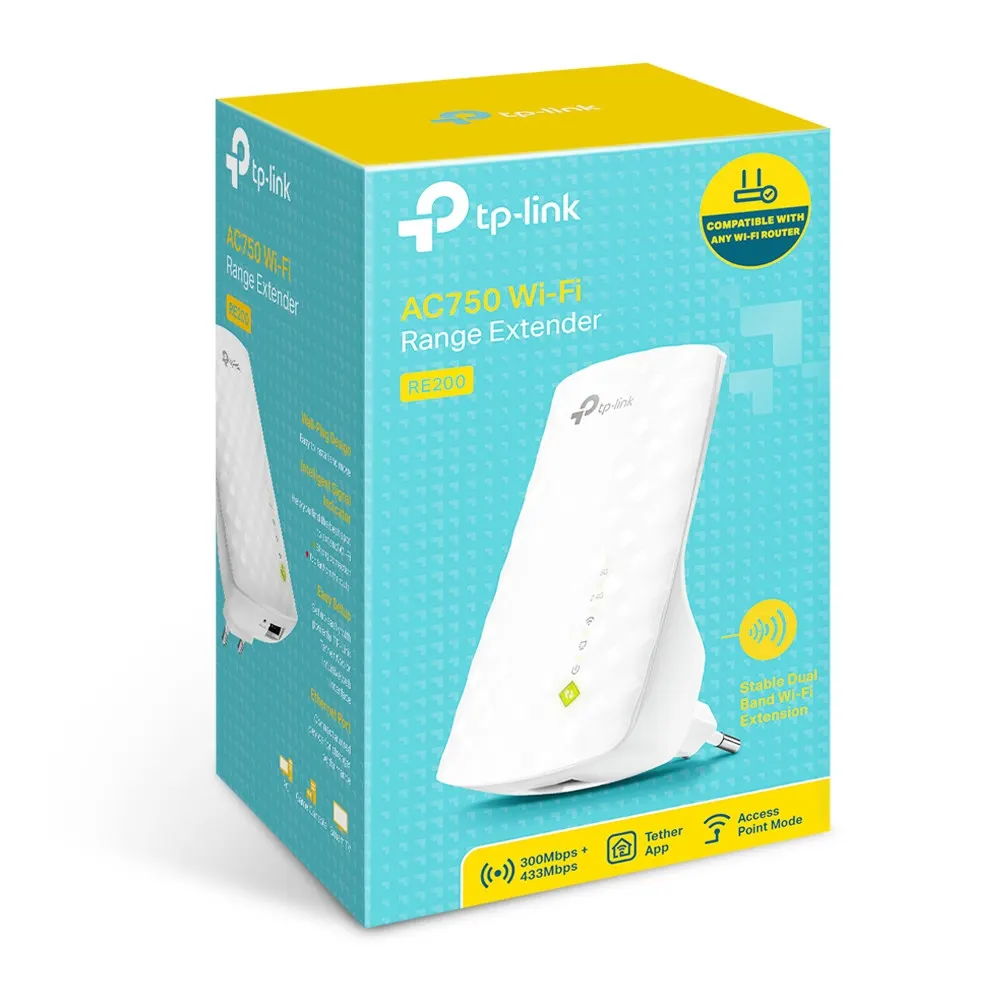 Wi-Fi გამაძლიერებელი TP-Link RE200 750Mbps