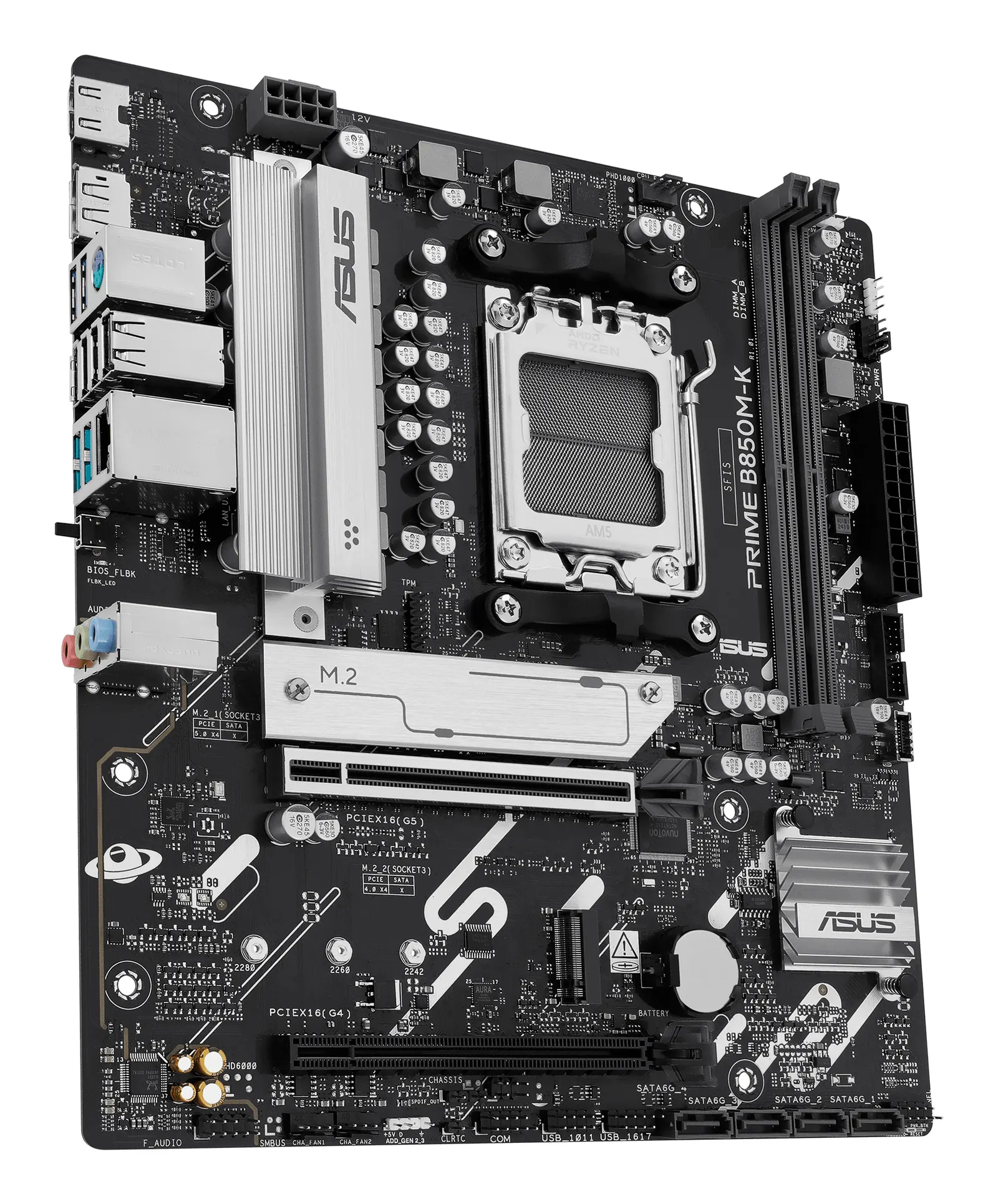 დედაპლატა ASUS Motherboard PRIME B850M-K sAM5 B850 4xDDR5 M.2 HDMI DP mATX