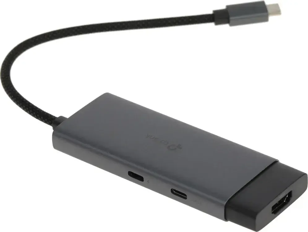 UH5020C, TPLINK, Type C Adapter, USB Type-C 5 in 1 Hub, 4K@60Hz HDMI, 100W PD, 1× USB-C Data Port, 2× USB-A Data Ports.