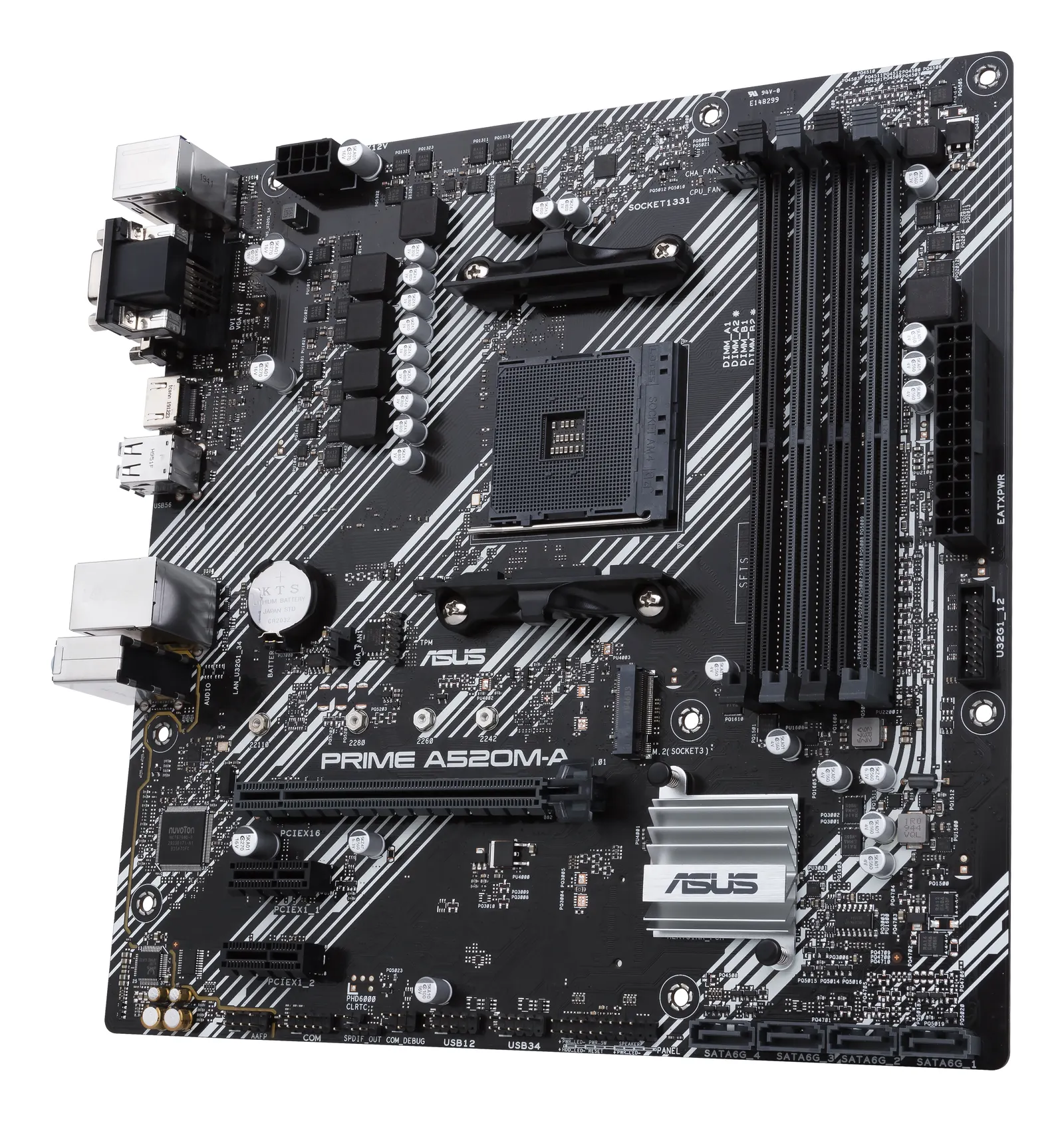 დედაპლატა ASUS Motherboard PRIME A520M-A II/CSM sAM4 A520 4xDDR4 HDMI D-Sub DP mATX