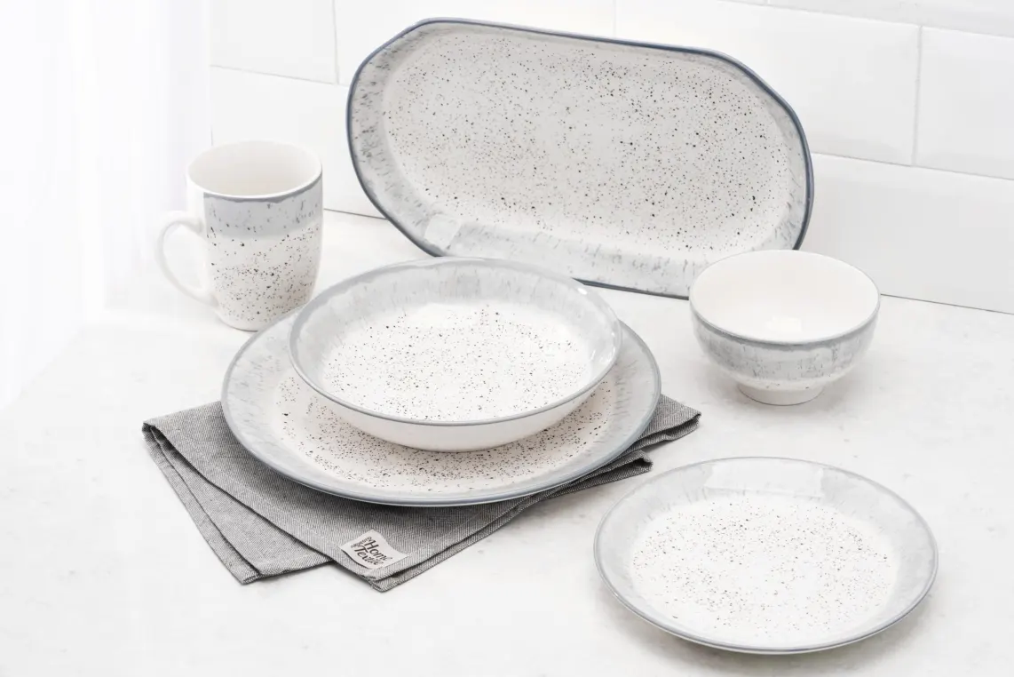 თეფში Ardesto Dessert plate Siena, 19cm, porcelain, white