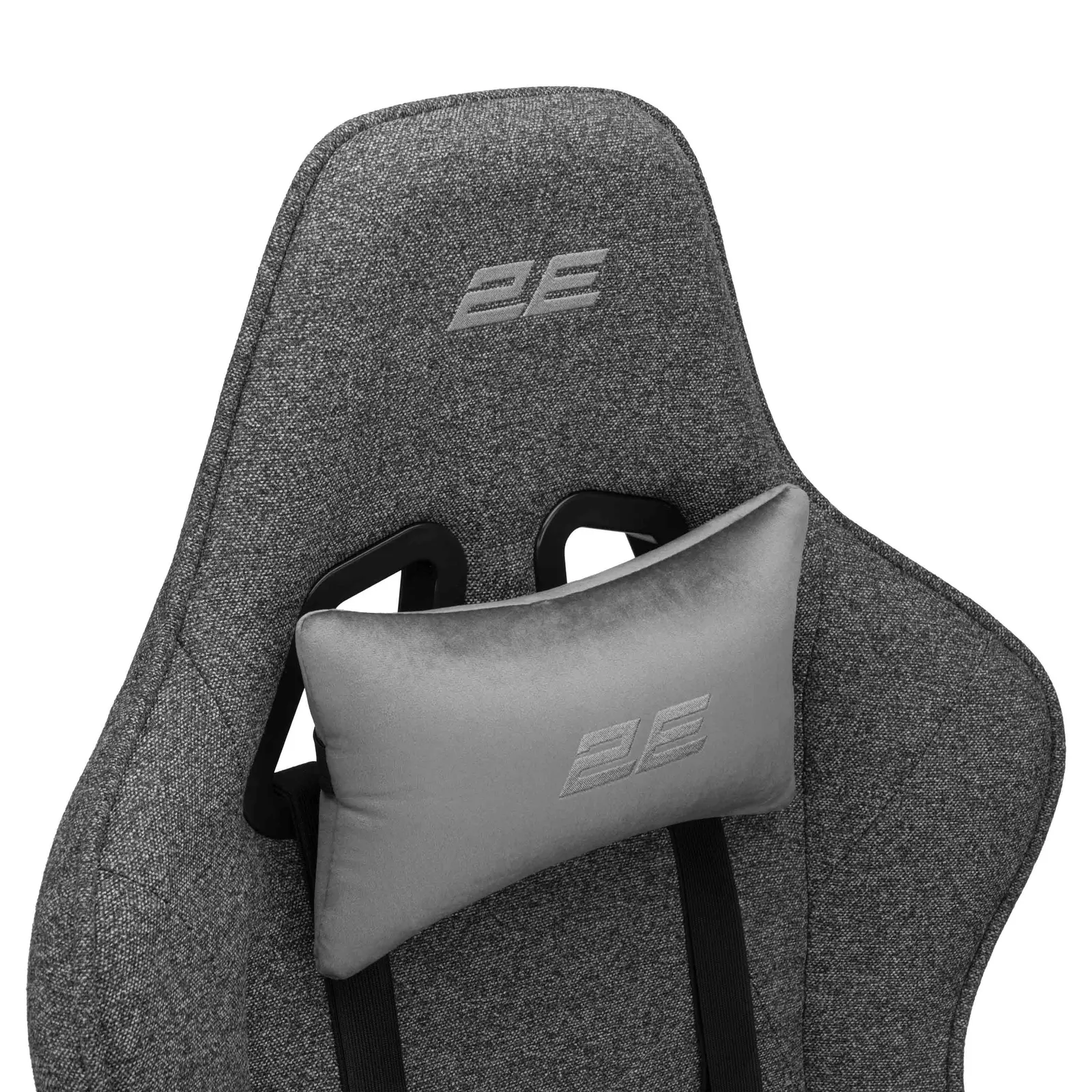 2E GAMING Chair BUSHIDO Lite, fabric, 2D-Armrests, dark grey