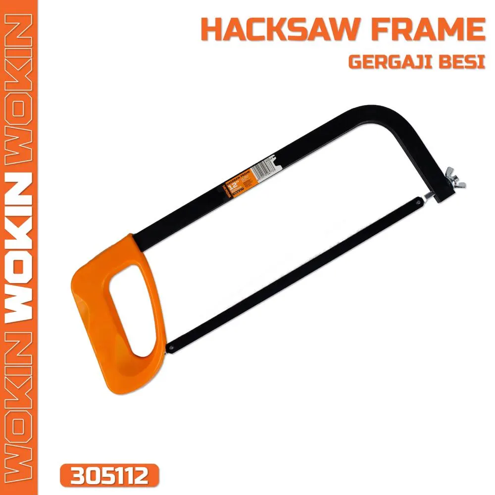 Wokin 305112, 300mm, Hacksaw Frame, Orange/Black